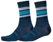 Endura BaaBaa Merino Stripe Sock (Blueberry) | product-related